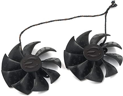 RAKSTORE PLA09215S12H PLD09220S12H Graphics Card Cooling Fan Replacement for EVGA RTX 2060 SUPER RTX 2070 2070 SUPER RTX 2080 2080 SUPER RTX 2080 Ti Quiet Cooler Fan (XC ULTRA Edition Fan)