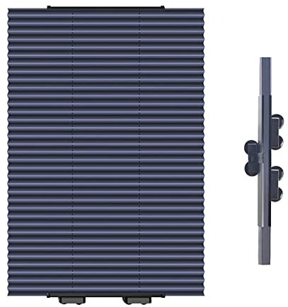 KGUDYS Saugnapfes Rollo für Fenster,Sonnenschutz Rollo,Einziehbarer Temporäre Jalousien,Plissee-Rollos,für Haus/Büro/Auto,98% Verdunkelungsschutz,mit Saugnäpfen,46x120cm/18x47in