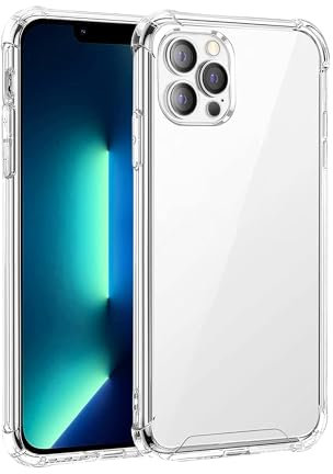 OcioDual Funda de Protección TPU Compatible con iPhone 13 Pro, Carcasa con Esquinas Reforzadas, Antigolpes Anticaídas Antiarañazos, Bumper Silicona Gel