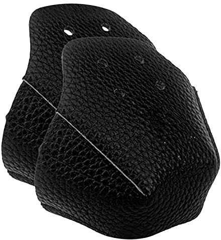 Teksome Protège-Orteils, Protections en Cuir pour Patins à Glace avec Texture Galets – Patins à roulettes quadruples, protège-Orteils