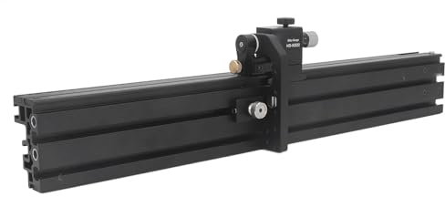 Miter Gauge Fence, Aluminum Alloy Miter Fence Extension Support with Double Sided Scale Universal Table Saw Miter Gauge System for Woodworking, Modeling, DIY, Furniture Processing