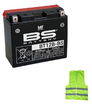 KOMPATIBEL MIT Ducati 848 EVO 848 pro Jahr 2010 al 2013 Batterie YT12B-BS BS BT12B-BS BEREIT GELIEFERT UND GELADEN ZUM VERWENDEN 10AH Ampere 12 Volt 150X69X130MM BATTERIEN