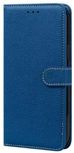 TUUNKMUY for iPhone 11 Wallet Case with Card Holders, Flip Folio Book PU Leather Lichee Pattern Phone Cases Stand Viewing Shockproof Cover Women Men for iPhone 11,Blue