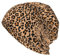 hansgo Beanie-Mütze mit Leopardenmuster, warm, für Erwachsene, Strickmütze, Chemo-Mütze, Leopardenmuster, 6 5/8 / 7 3/8