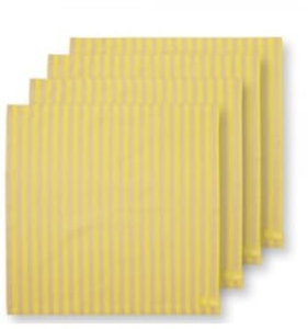 Pip Studio Stripes Set/4 Servietten Gelb