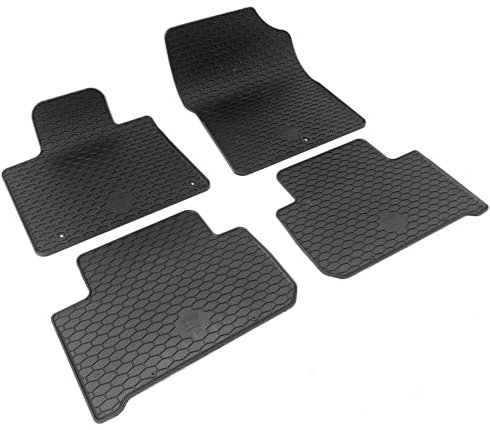 WALSER DirtGuard Gummi Fussmatten Auto für Kia Sorento IV 03/2020-Heute, 100% passgenaue Auto Fußmatten, robuste Universal Fußmatte Auto, Gummimatten Auto