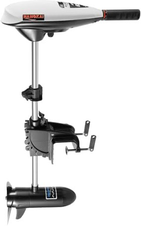 MINRS Aussenborder Elektromotor 660W 65 lbs 12 Volt Elektrobootsmotor 5 Vorwärts + 2 Rückwärts höhenverstellbar Max Geschwindigkeit 8km/h für 2-4m Tragfähigkeit 600kg oder Weniger Schiffslänge