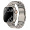 synsing Titan Ultra 2 ArmBand Kompatibel für Apple Watch Ultra 49mm 45mm 44mm 42mm 41mm 40mm 38mm, Titan Metall Armband Ersatz Kompatibel für iWatch SE Serie 9 8 7 6 5 4 3 2 1