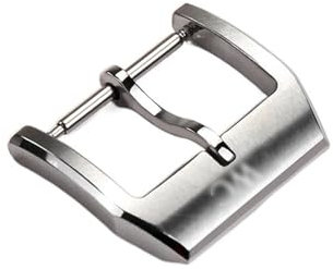 KDEGK 18 mm Uhrenschnalle, 316L Edelstahl, Dornschließe, gebürsteter Uhrenverschluss für IWC-Uhrenarmband, Dornschließe(18mm)