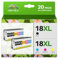 colorfly 18XL Multipack Druckerpatronen Kompatibel für Epson 18XL Patronen für Expression Home XP-322 XP-215 XP-205 XP-225 XP-305 XP-325 XP-422 XP-405 XP-415 XP-425 XP-315 XP-312 (20er-Pack)