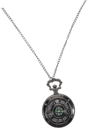 KOMBIUDA Kompakte Retro Taschenuhr Mit Integriertem Kompass Für Outdoor-Abenteuer Stilvolle Tragbare Uhr Für Männer Und Frauen Perfektes Für Camping Wandern Und Abenteuer