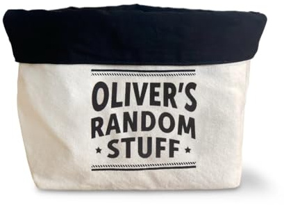 History & Heraldry Personalised Top Bloke storage pouch (Contemporary, Oliver)