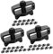 Uonlytech 3sets Electric Fence Connector Garden Wire Tensioner Thick Wire Netting Fencing Plastic Rope Tensioner 12pcs*3