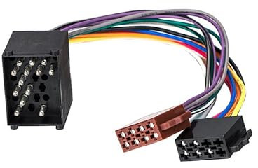 16 Broches Vers Prise Standard ISO Câble Adaptateur, Adaptateur D'antenne Faisceau de Câblage Autoradio, Connecteur Faisceau de Cablage Auto Radio ISO