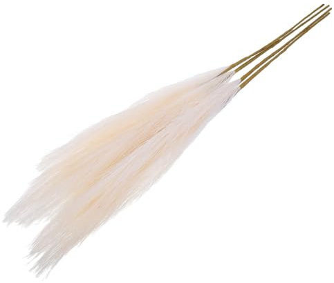 ULTECHNOVO 4stücke Falsches Pompasgras Künstliches Blumenstrauß Dekor Für Tisch Zimmer Herbst Erntedankfest Wand Boden Arrangement Blumenstrauß