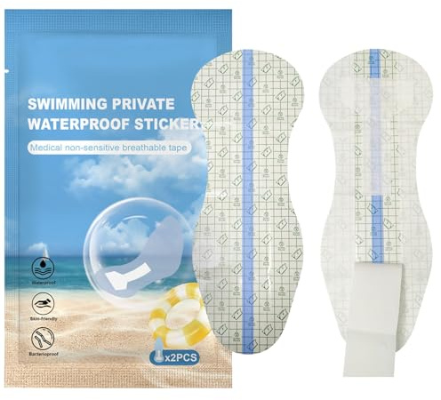 Badebekleidungs-Slipeinlage, wasserdicht, hygienischer Aufkleber, transparentes PU-Pad, tragbares Sanitärschild für Frauen, privates Schwimmen, Strandunterwäsche