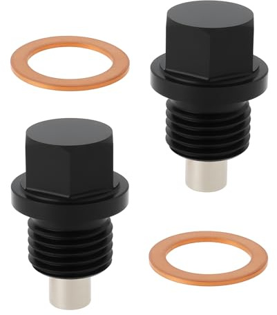 SG Store 2 Stück M14 X 1,5 Magnetische Ölablassschraube mit Unterlegscheibe Kompatibel mit Audi TT Mk1 1.8T 1998–2006