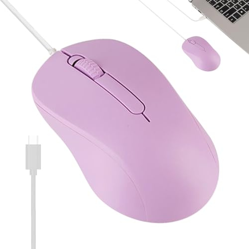 Souris D'Ordinateur Filaire Accessoires Plug-And-Play Antidérapants Et | Souris d'ordinateur filaires USB Pour la maison, le bureau, l'école, l'ordinateur, les femmes et les hommes