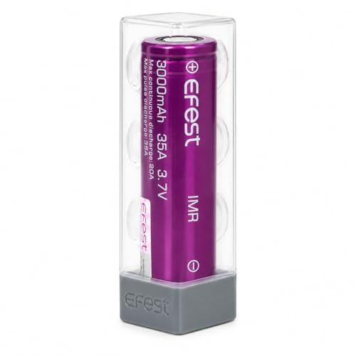 EFEST 3000 Rechargeable Battery with Protective Case [Single]