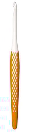 Prym, goldgelb 218487 Woll-Häkelnadel Ergonomics, 5,00 mm, Kunststoff, 5 mm | 16 cm