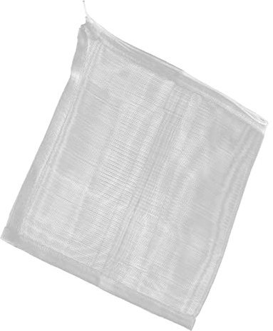 ARKA Filtermedienbeutel - 500 ml - Hochwertiger Nylonbeutel mit Reißverschluss, ideal für Filtermedien in Aquarien und Teichen, langlebig und reißfest.