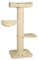 CanadianCat Company | CanadianCat Company Kratzbaum Waterton für große Katzen | Creme | ca. 60 x 100 x 153 cm XXL