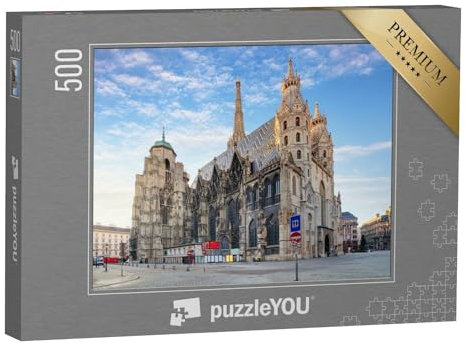 puzzleYOU: Puzzle 500 Teile „St. Stephansdom in Wien, Österreich“