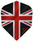 Mission Darts Alliance Dart-Flights | Premium extra stark 100 Mikron | Standard Nr. 6, schwarz, 3 Sets mit je 3 Flights (3xF3103)