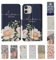 Tirita Personalised Wallet Phone Case for iPhone 13 Pro With Card Holder – Leather Flip Case or Cover With Custom Name – Cute Personalised Gift for Women [12. Floral Pink English Roses]