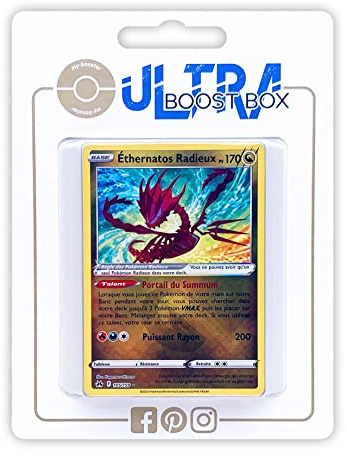 Éthernatos Radieux (Strahlendes Endynalos) 105/159 - Ultraboost X Epée et Bouclier 12.5 Zénith Suprême - Box mit 10 französisch Pokémon-Karten