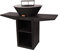 PUR LINE | Grand barbecue en acier avec plaque circulaire en acier inoxydable et finition Corten ou noire – Barbecue brasero multifonction avec grille, plateaux latéraux rabattables