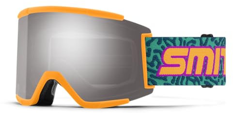 SMITH OPTICS SQUAD XL Ski- Snowboardbrille NEON WIGGLES ARCH - ChromaPOP Platinum Mirror Sun NEU