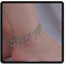 Cubahop plage frange cheville scintillement cristal bracelet cheville été strass accessoires de pied femmes et filles bijoux (Argent)