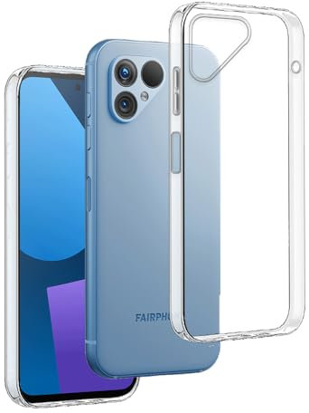 REY Transparent Silikonhülle TPU für FAIRPHONE 5, Handyhülle Premium Kratzfest TPU Durchsichtige Schutzhülle, Ultradünne 0,33 mm
