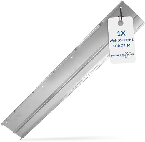 Stapelboxen der Größe M 230x150x130mm für dein Kleinteilelager Sichtlagerkästen in 5 Farben Zubehör wie Deckel Trennsteg Etikett Wandschiene Sortierkisten (Wandschiene, 1 Stück)