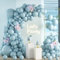Palloncini Blu polveroso, 105 Pezzi 18 12 10 5 Pollici Kit Arco Palloncini Blu polveroso, Ghirlanda Palloncini per Compleanno Matrimonio Battesimo Bambino Laurea Baby Shower Festa Decorazioni