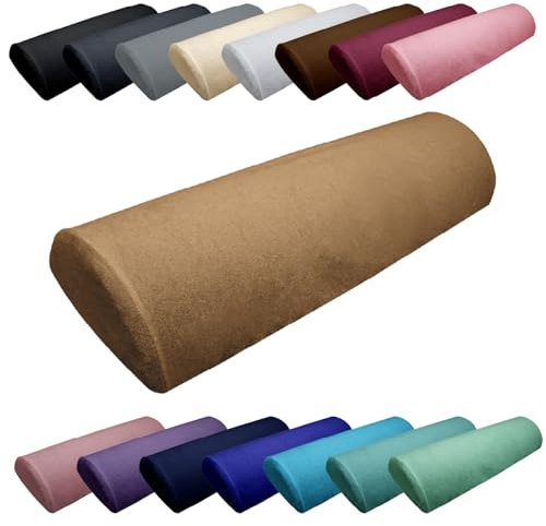 Vivezen - Drap Housse de Protection en éponge pour Coussin Demi-Rond 66 cm x 22 cm x 12 cm de Table de Massage - Plusieurs Coloris