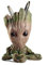 Nanologic Baby Groot Blumentopf, Pflanzen Blumentopf, Aquarium Luftblasen Dekoration, Aquarium Deko Figur, Stiftehalter mit Zeichentrickfigur, Bürodekoration - Love