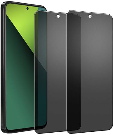 Kiokyrgm Protector de pantalla de cerámica mate para Redmi Note 13 Pro 5 g, 2 unidades, antiespavas, antiarañazos