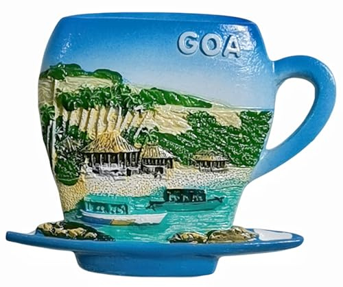 Goa India 3D-Kühlschrankmagnet, Reise-Souvenirs, Kühlschrankdekoration, Magnet