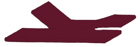 Dormisette Split Topper Spannbettlaken Boxspring Bett 180-200 x 200-220 cm (Burgund, Zwei Einschnitte)