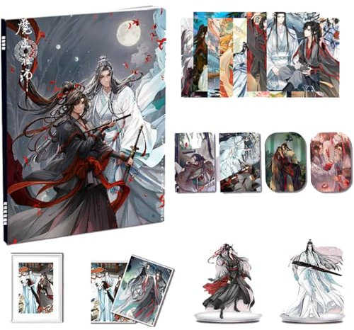 Grandmaster Demonic Cultivation Manga Artbook Sammlungen - MDZS Weiwuxian Figur Poster Acrylic Stand Karte Aufkleber Box - Modaozushi Figuren Dekorationen