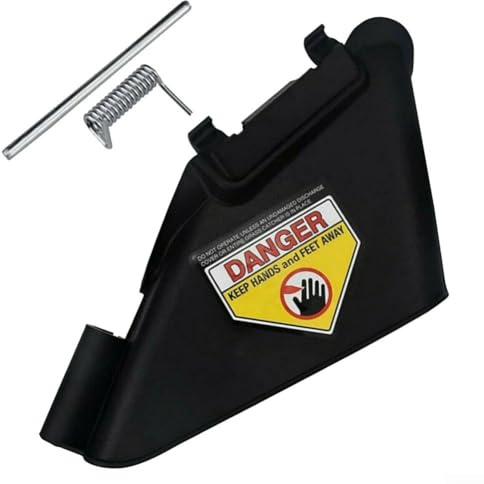 Volakebeing Ricambi per Tagliaerba, Deflettore per Tagli Erba per Tagliaerba TB110 TB130 TB230 TB260 TB350, Canale di Scarica Laterale di Ricambio 731-07131 Con Perno e Molla, Accessorio per