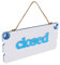 iplusmile Türschild Shop Open Schild Open Closed Schild Himmelblau Holz