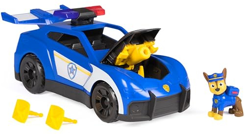 PAW PATROL - Search & Rescue: Launch N Rescue Cruiser, Extragroßes Fahrzeug mit Chase Figur, ca. 28cm, Licht- und Soundeffekte, Kinderspielzeug ab 3 Jahren