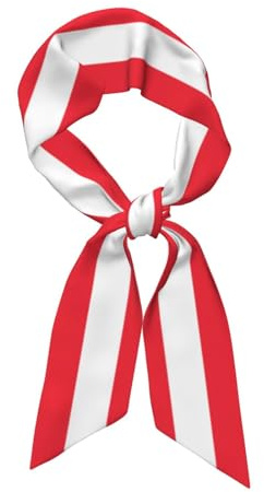 XZDAL Damen-Schal mit österreichischer Flagge, Satin, modisch, für Reisen, Stirnband, Schal und Accessoires
