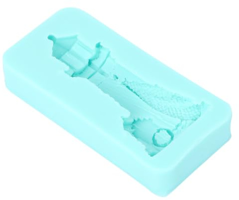 Ipetboom Lighthouse Silikon Dessertform für Fondant und Kekse Grün | Dekorieren Leicht Gemacht, Kreative Backform für Hobbybäcker, Silikon, Selbstgemacht Anwendungen, Grün