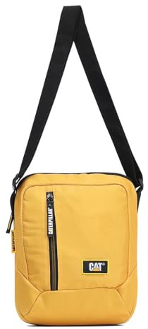 Caterpillar CAT Raymond 83614-108 Umhängetasche – Robuste Gürteltasche für Herren & Damen – 2 Litern Volumen mit Tabletfach – Praktische Crossbody-Bag – Gelb (Mustard)