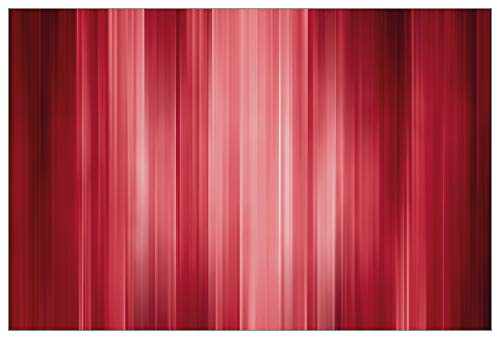 Wallario Küchenrückwand selbstklebend 90 x 60 cm, Motiv: Rot und schwarz gestreift - Abstraktes Streifenmuster | Spritzschutz abwischbar & pflegeleicht
