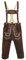 TR MarthaHerren Trachten Kniebundhose , Braun Hellbraun, 48